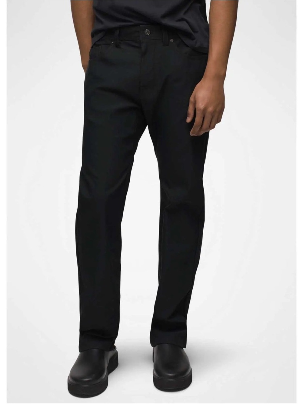 prAna Brion Pants Men's 35x30 Black Slim Fit Stretch Zion Hiking